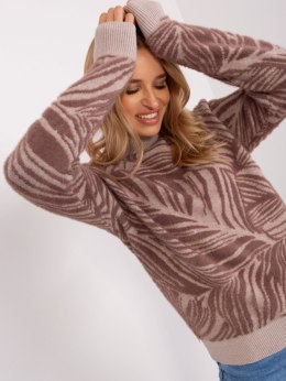 Sweter AT-SW-2357.96 brązowy