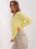 Sweter AT-SW-2231.99P jasny żółty