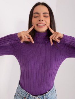 Sweter PM-SW-1087.09 ciemny fioletowy S/M