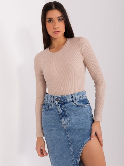 Bluzka RV-BZ-9207.41X beżowy S/M