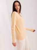 Sweter AT-SW-2329.98P beżowy