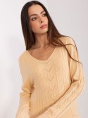 Sweter AT-SW-2329.98P beżowy