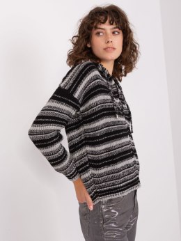 Sweter BA-SW-8000.56P szaro-czarny