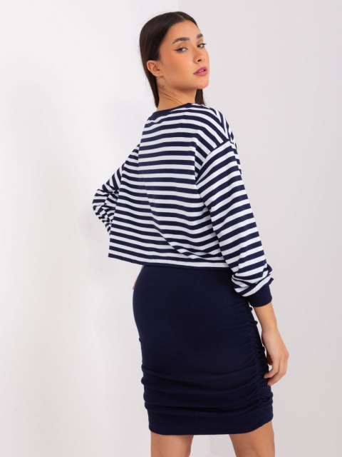 Komplet EM-KMPL-837.57P biało-granatowy