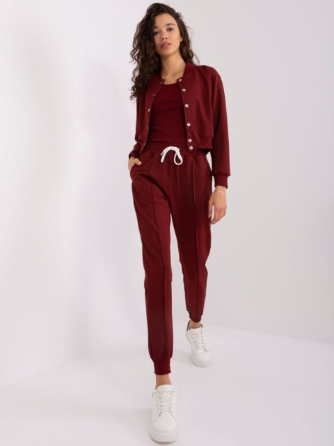 Komplet EM-KMPL-844.40P bordowy