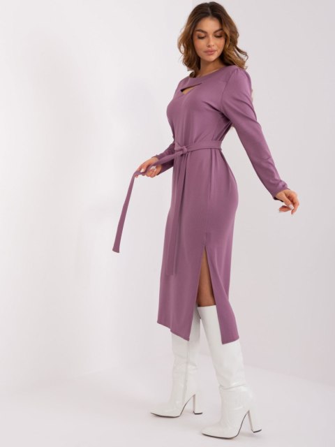 Sukienka LK-SK-509447.75P fioletowy L/XL