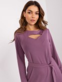 Sukienka LK-SK-509447.75P fioletowy L/XL