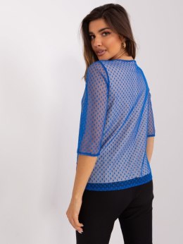 Bluzka LK-BZ-506729.63P ciemny niebieski 42