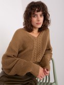 Sweter BA-SW-8028.36P camelowy