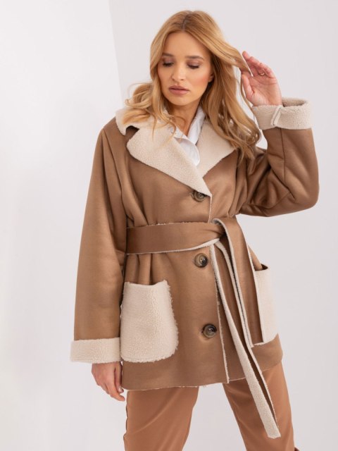 Kurtka LK-KR-509454-1.96P camelowy L/XL