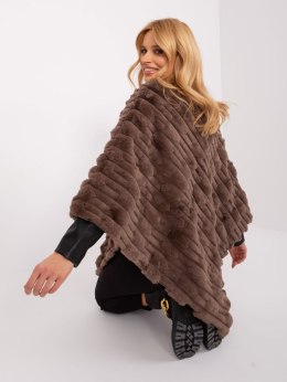 Poncho AT-PN-2347.68 brązowy