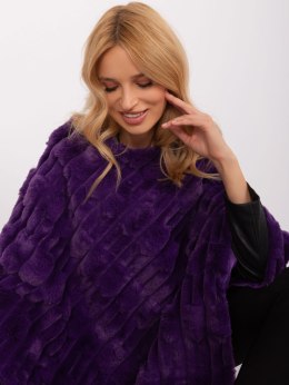 Poncho AT-PN-2347.68 ciemny fioletowy