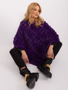 Poncho AT-PN-2347.68 ciemny fioletowy