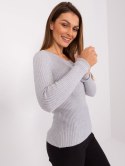 Sweter PM-SW-WJ92927A.31 szary