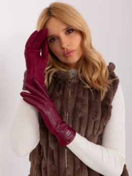 Rękawiczki AT-RK-239801.11 bordowy L/XL