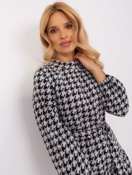 Sukienka LK-SK-509516.04 biało-czarny L