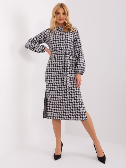 Sukienka LK-SK-509516.04 biało-czarny M