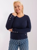 Sweter PM-SW-PM1020.12P granatowy XL/XXL