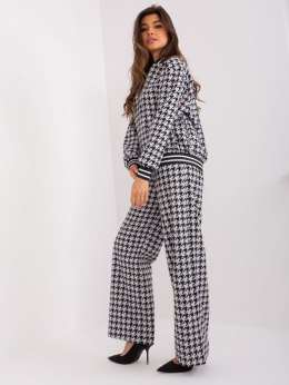 Komplet LK-KMPL-509463-3.64 szaro-czarny L/XL