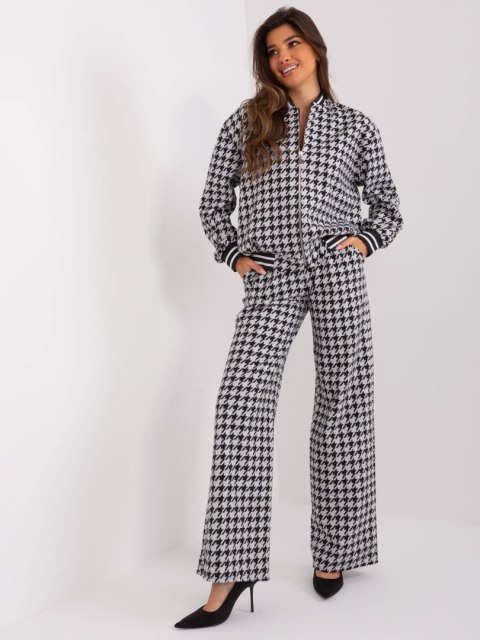 Komplet LK-KMPL-509463-3.64 szaro-czarny L/XL