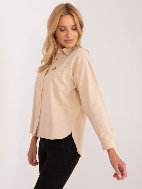 Koszula BA-KS-0317.76 beżowy S