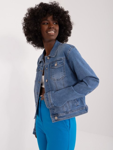 Kurtka HM-KR-E1816-1.21 niebieski XS