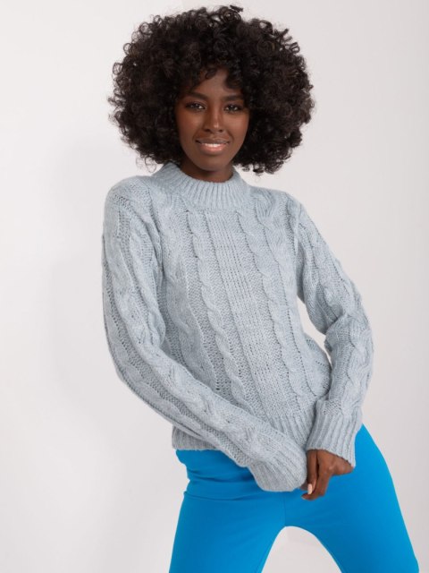 Sweter TW-SW-3001.05 mietowy XL