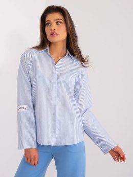 Koszula BA-KS-0396-1.42 jasny niebieski L
