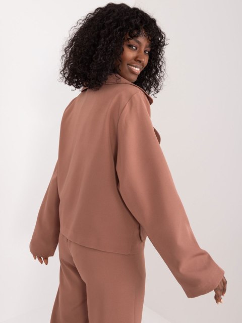 Marynarka LK-MA-509578.20 brązowy L/XL