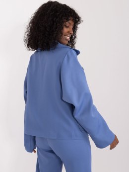 Marynarka LK-MA-509578.20 szaro-niebieski L/XL