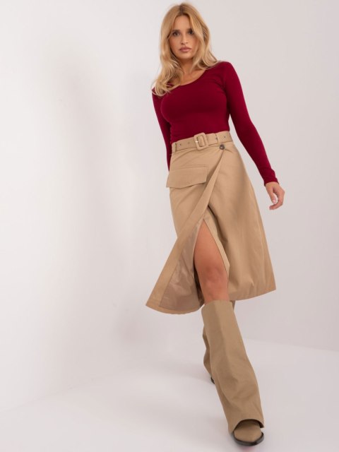 Spódnica EM-SD-B9223.25 camelowy L