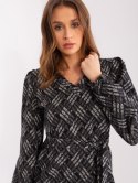 Sukienka LK-SK-509474-1.52P szaro-czarny S/M