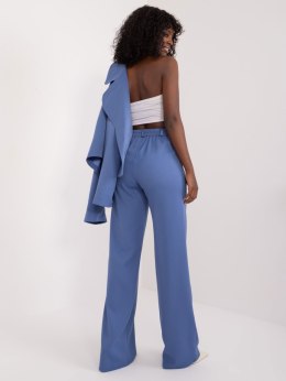 Spodnie LK-SP-509579.22 szaro-niebieski 36