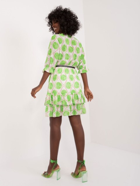 Sukienka DHJ-SK-17370.83 jasny zielony