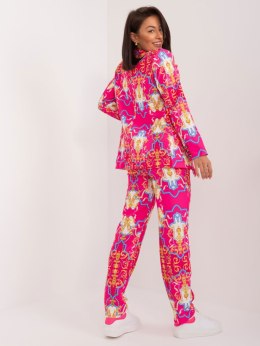 Komplet DHJ-KMPL-17131.32X ciemny różowy L