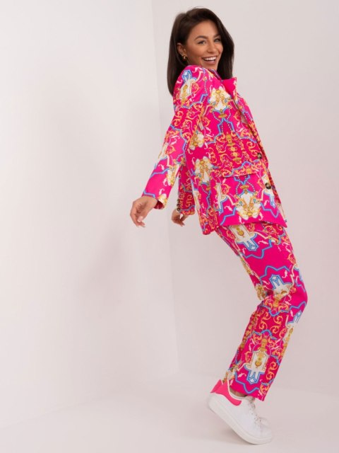 Komplet DHJ-KMPL-17131.32X ciemny różowy XL