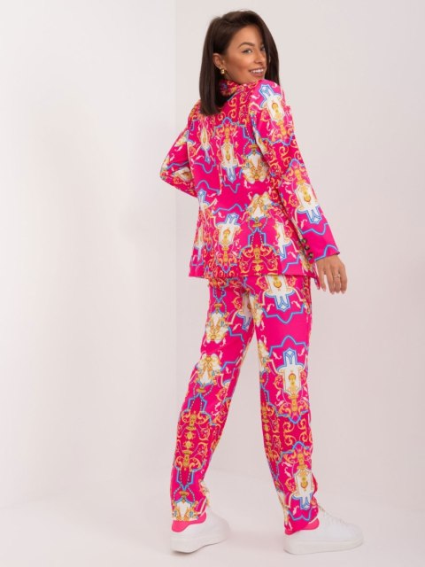 Komplet DHJ-KMPL-17131.32X ciemny różowy S