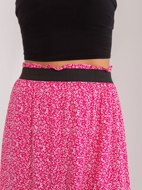 Spódnica D73771M50223A ciemny różowy M