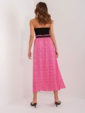 Spódnica D73771M50223A ciemny różowy M