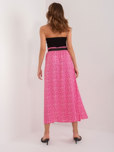 Spódnica D73771M50223A ciemny różowy M