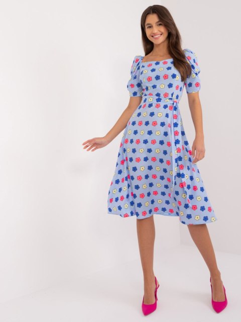 Sukienka LK-SK-509677.01X jasny niebieski 38