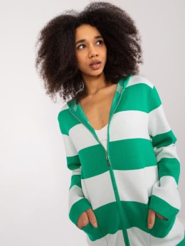 Sweter PM-SW-B426.38X biało-zielony L/XL