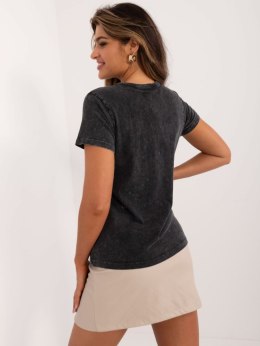 Bluzka D12048M02556E ciemny szary S