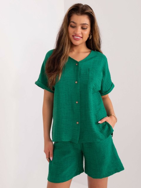 Komplet LK-KMPL-509713.03X ciemny zielony S/M