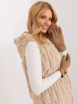 Rękawiczki AT-RK-23904.26 camelowy S/M