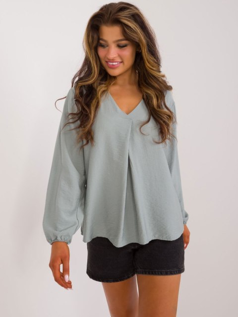 Bluzka D60082M11180B pistacjowy M