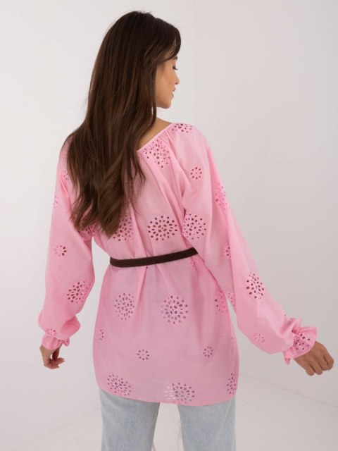 Bluzka LK-BZ-509747.80 różowy S/M