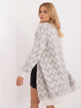 Kardigan AT-SW-2340-A.00 szary