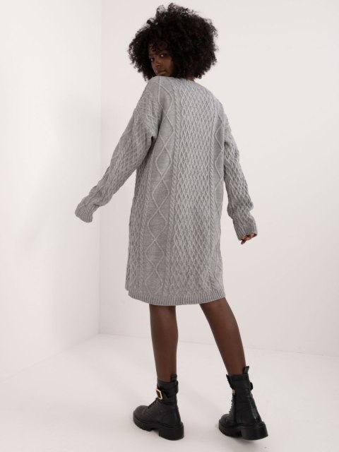 Sukienka BA-SK-0528.45 szary