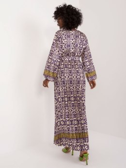 Sukienka DHJ-SK-16656.13X ciemny fioletowy